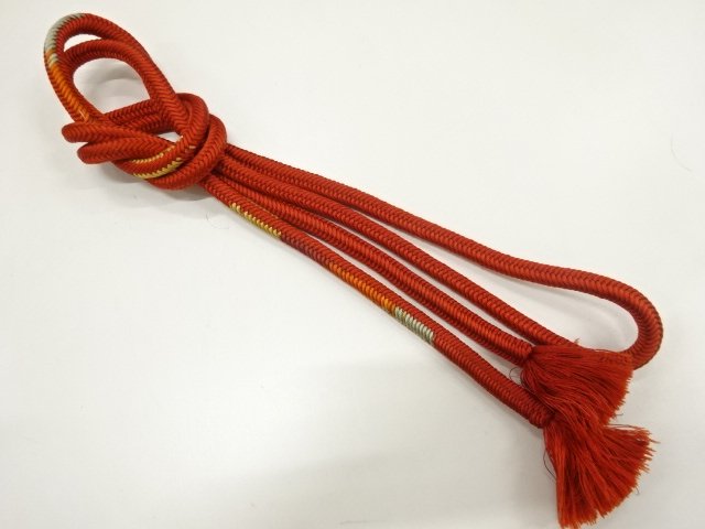 JAPANESE KIMONO / HAND-TIED OBIJIME CORD